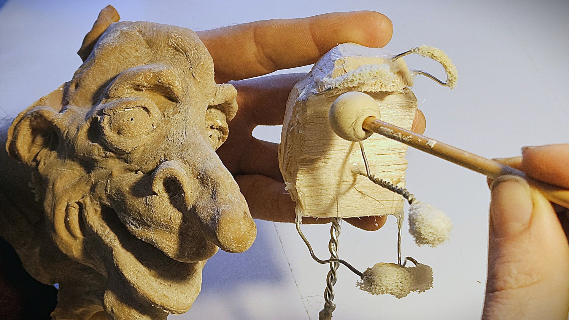 Atelier construction de marionnettes et cinéma d'animation - Cie DERAÏDENZ